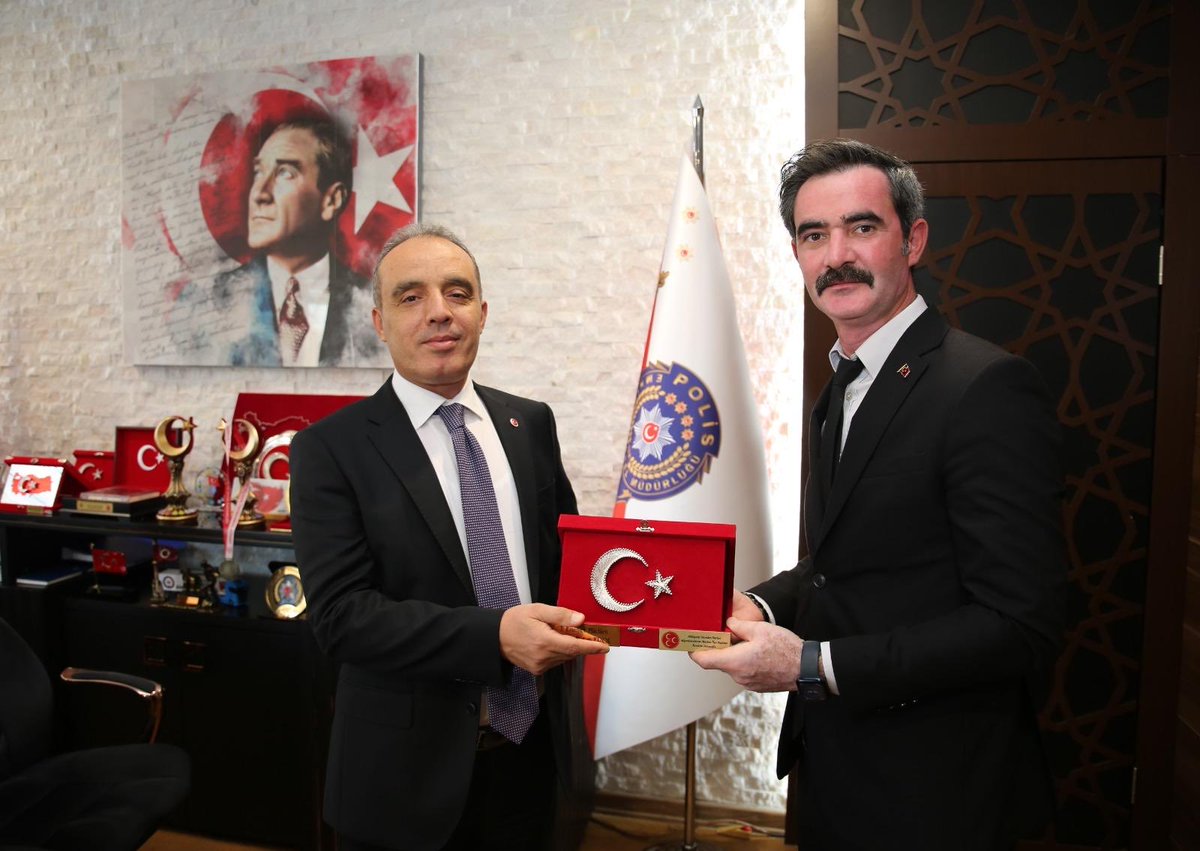 Afyonkarahisar Emniyet Müdürü İbrahim Danaoğlu'nu Ziyaret Etti