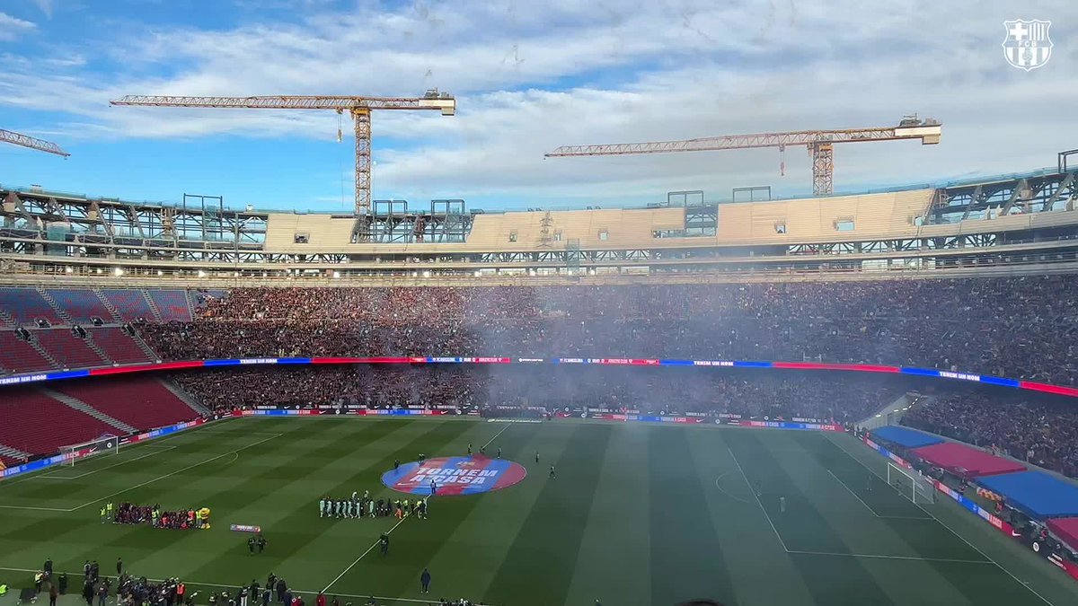 Barcelona, Yenilenen Camp Nou'da İlk Maçına Çıkıyor