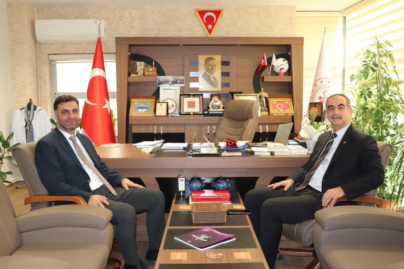 Afyonkarahisar TSO Meclis Başkanı Mustafa Ali Çelikten, Gençlik ve Spor İl Müdürlüğü'nü Ziyaret Etti