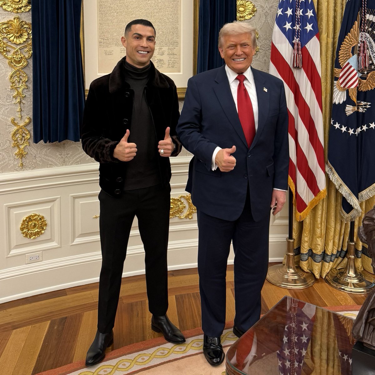Donald Trump, Cristiano Ronaldo ile Tanışmaktan Onur Duyduğunu Açıkladı