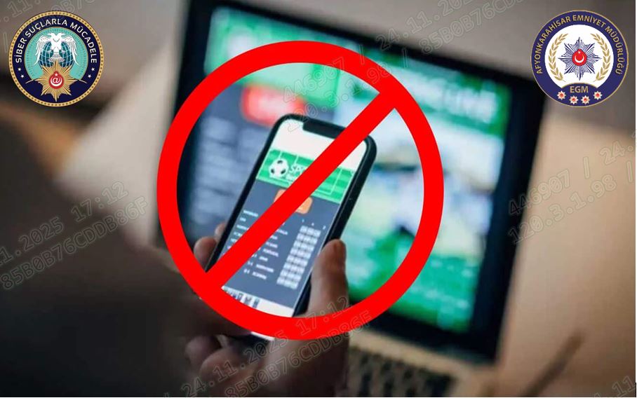 Afyonkarahisar'da Yasa Dışı Bahis Operasyonu: 3 Şüpheli Yakalandı