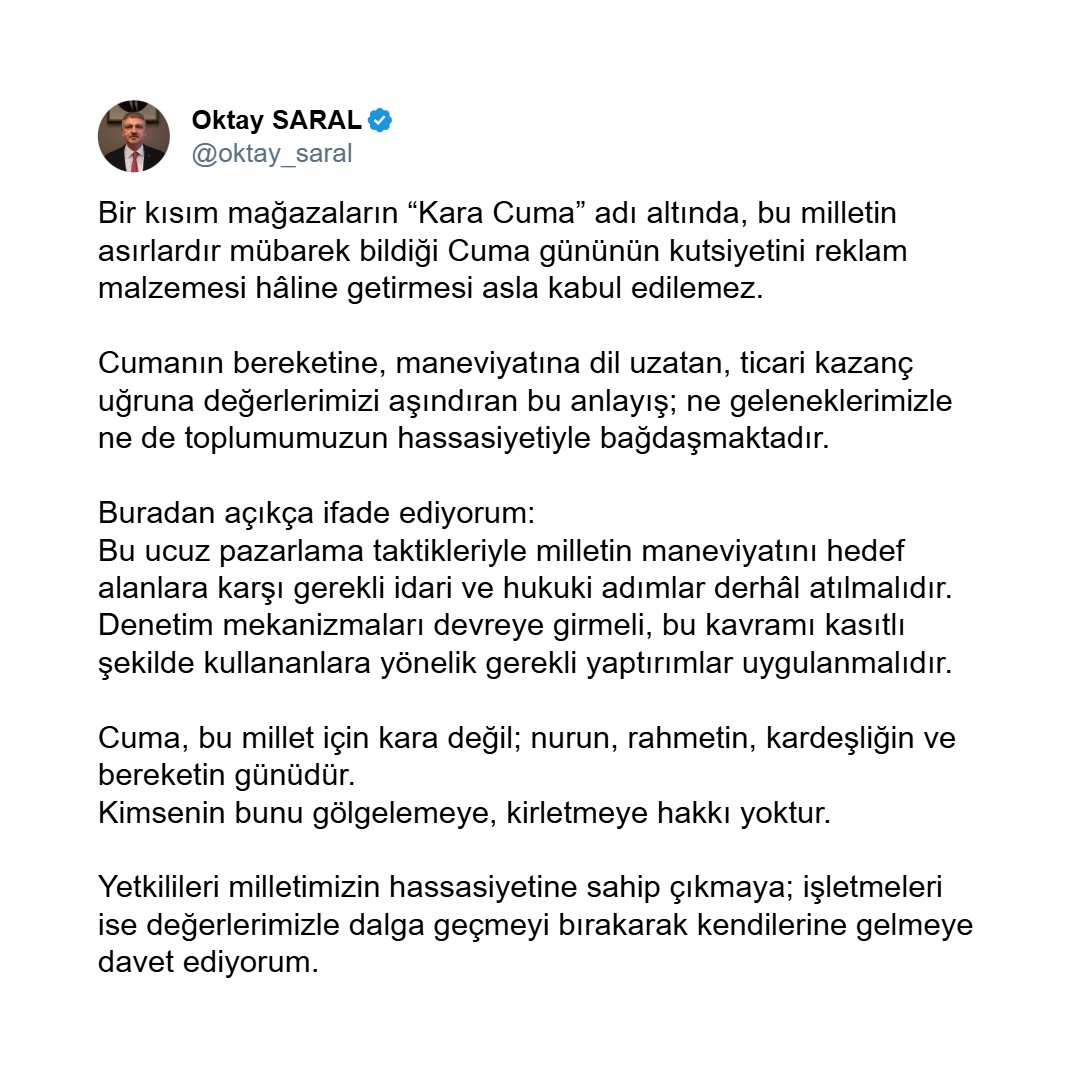Kara Cuma Reklamlarına Tepki: 