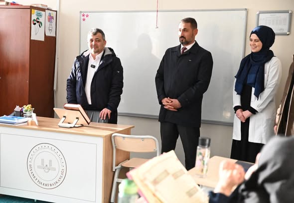 Emirdağ Belediye Başkanı Serkan Koyuncu, Aziziye Kız Kur'an Kursu'nu Ziyaret Etti