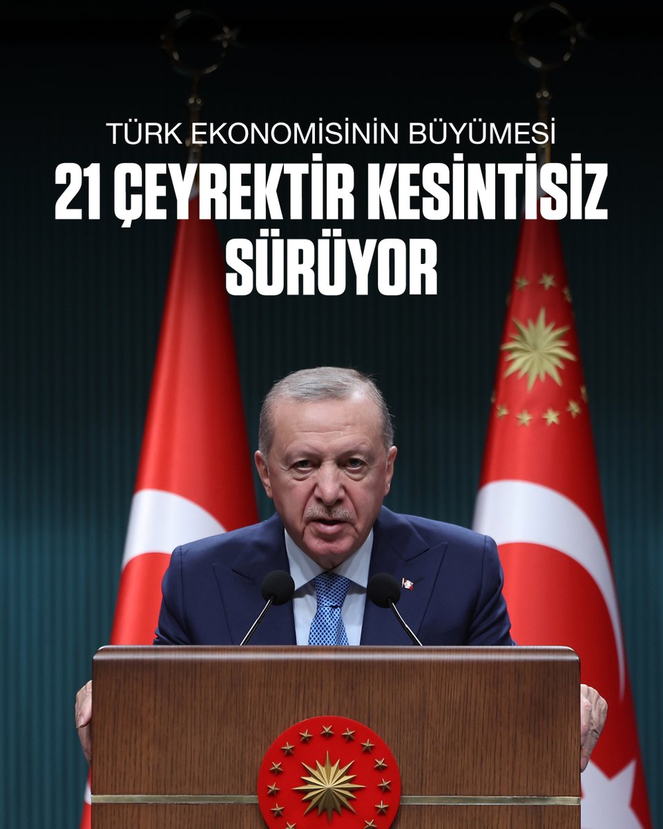 Türkiye Ekonomisi 21 Çeyrektir Büyüyor: Üçüncü Çeyrek Büyümesi %3.7 Olarak Açıklandı