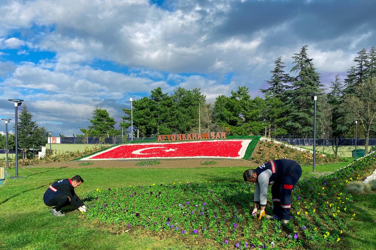 Afyonkarahisar Kışa Renkli Hazırlandı: Belediye Kışlık Çiçek Ekimini Tamamladı