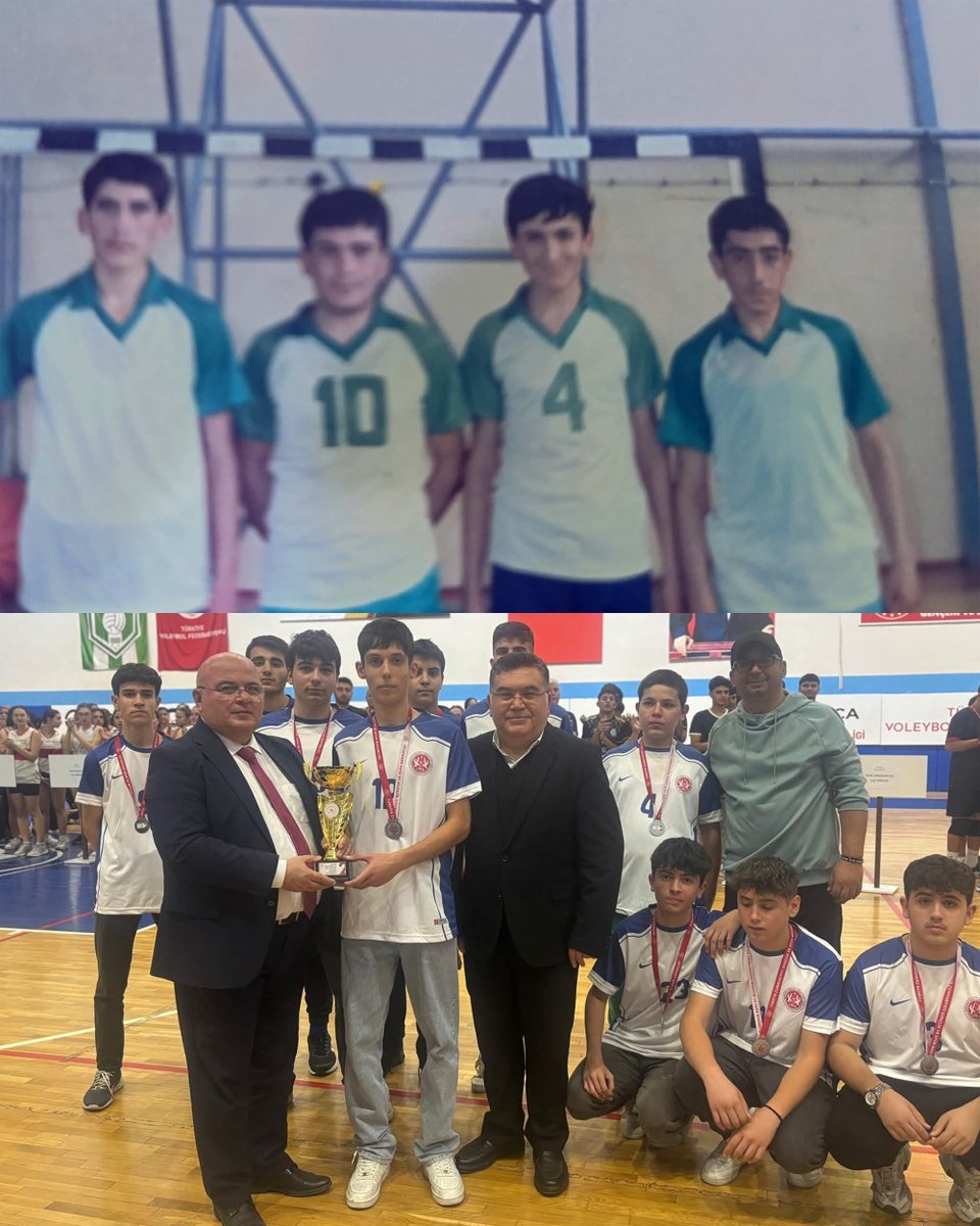 Antalya'da Bir Gurur Hikayesi: Eski Öğrenci, Şimdi Okul Müdürü Olarak Voleybol Kupası Kazandı