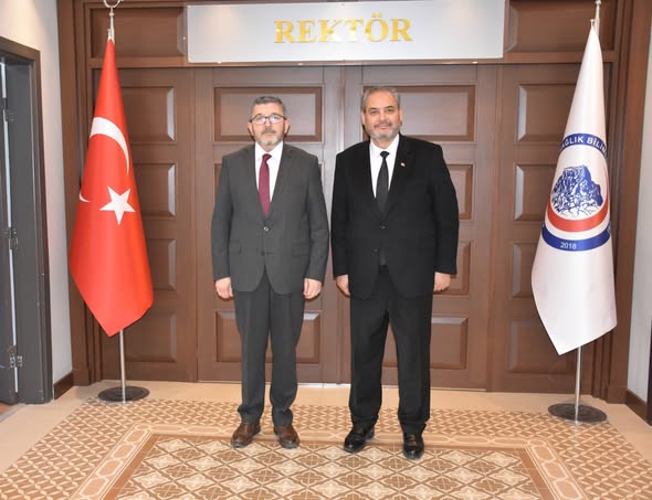 Afyonkarahisar Sağlık Bilimleri Üniversitesi Rektörü'ne Bilecik'ten Nezaket Ziyareti