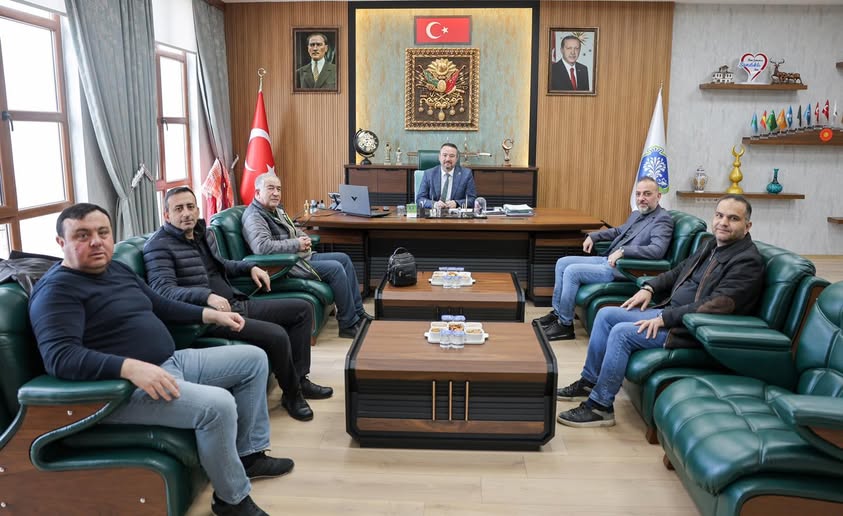 Sandıklı Sera Üreticilerinden Belediye Başkanı Adnan Öztaş'a Ziyaret