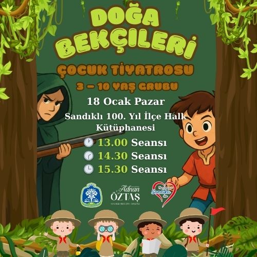 Sandıklı'da Çocuklar için Karne Hediyesi: Doğa Bekçileri Tiyatro Gösterisi