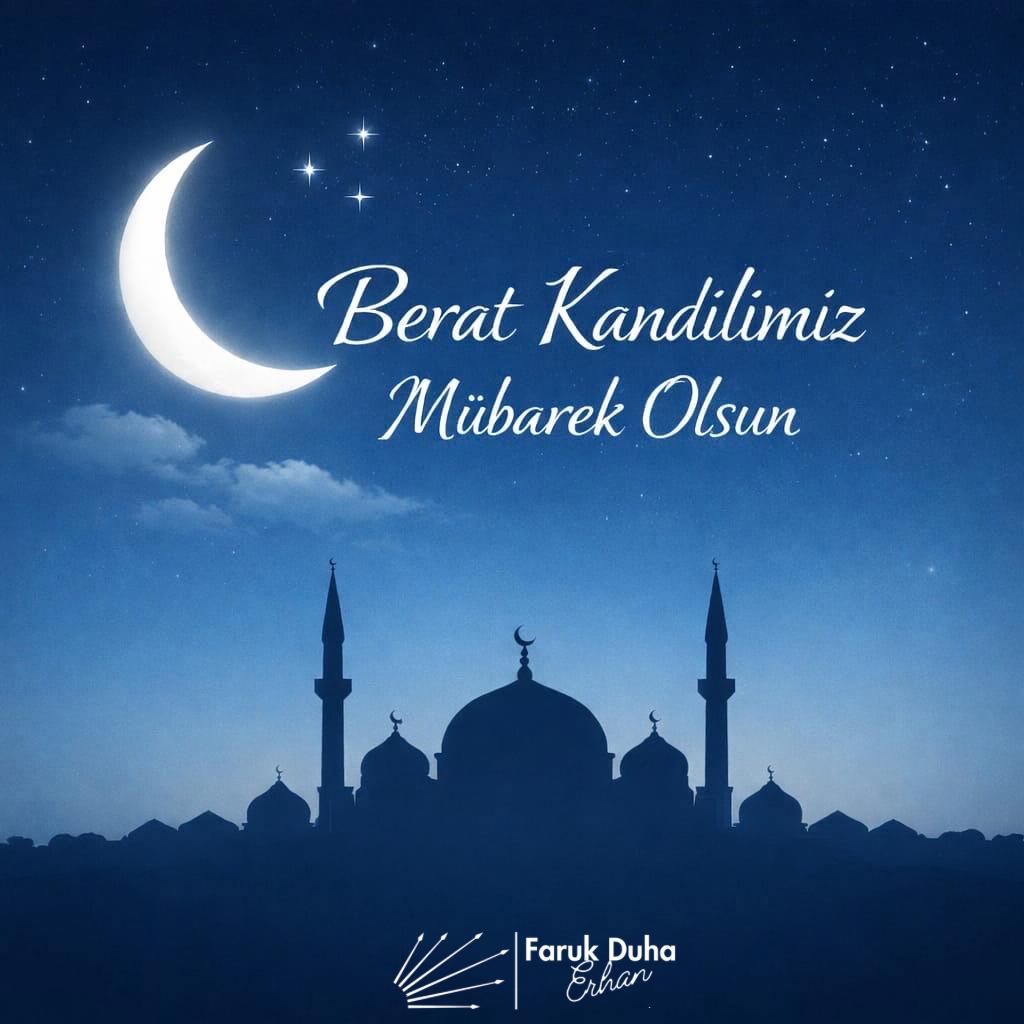 CHP Afyonkarahisar İl Başkanı Erhan Berat Kandili Mesajı Yayınladı