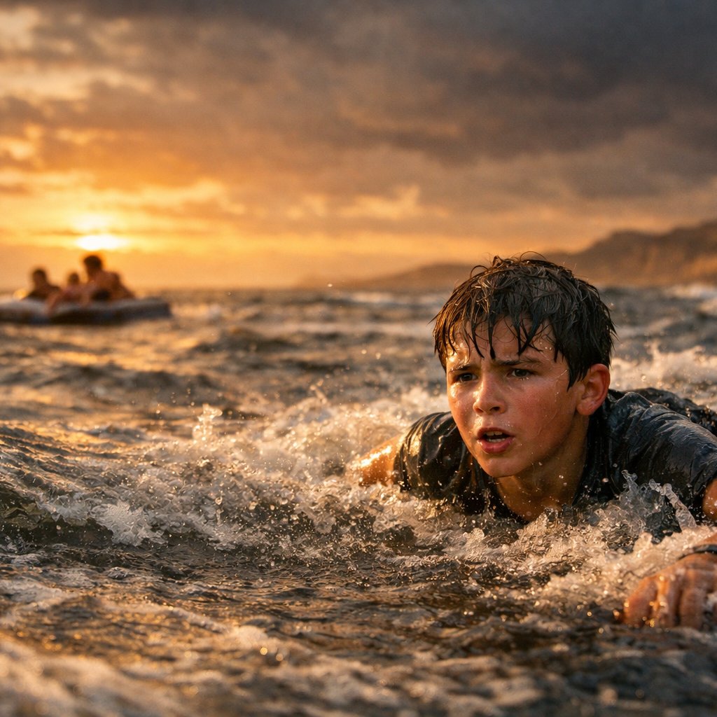 Batı Avustralya'da Ailece Kanoyla Gezinti: Fırtınada Sahilden Sürüklendiler, Zorlu Kurtarma Operasyonu