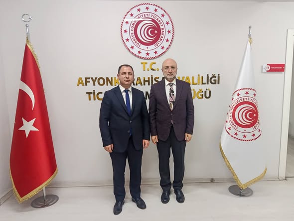 AK Parti Afyonkarahisar İl Başkanı Şahin, İl Ticaret Müdürlüğü'nü Ziyaret Etti