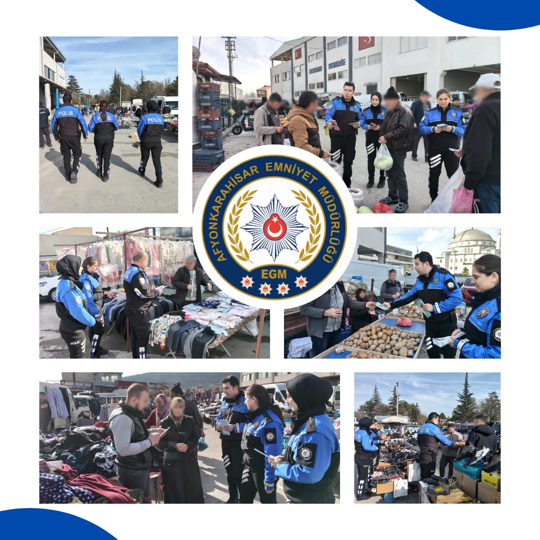 Afyonkarahisar'da Pazarcı Esnafına Yönelik Güvenlik ve Bilinçlendirme Eğitimi