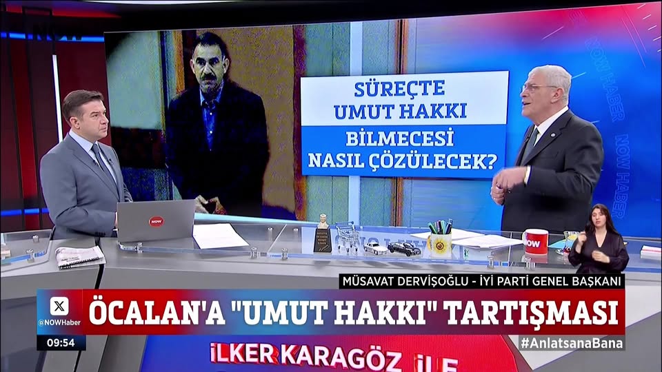 İYİ Parti Genel Başkanı Müsavat Dervişoğlu, NOW TV'de Açıklamalarda Bulundu
