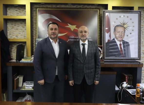 AK Parti Afyonkarahisar İl Başkanlığı Kayıhan Belediye Başkanı Mustafa Demiray'ı Ziyaret Etti