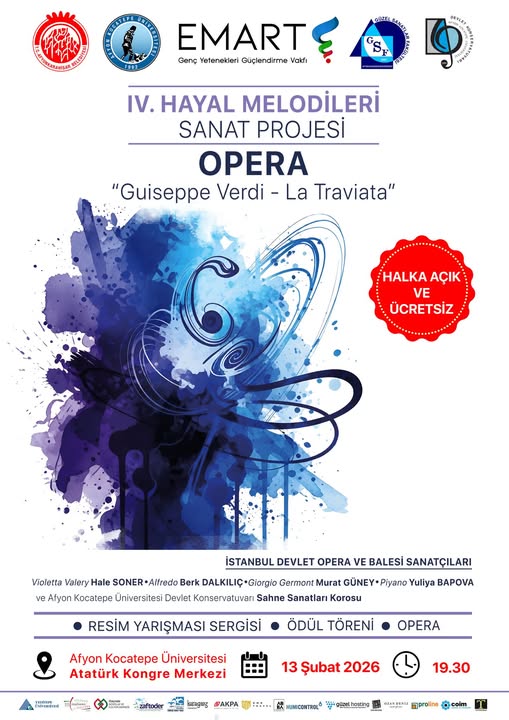 La Traviatta Operası, Afyon'da Seyirciyle Buluşacak