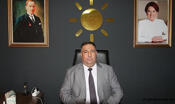 İYİ Parti İl Başkanı Muhammet Mısırlıoğlu'ndan seçim açıklaması