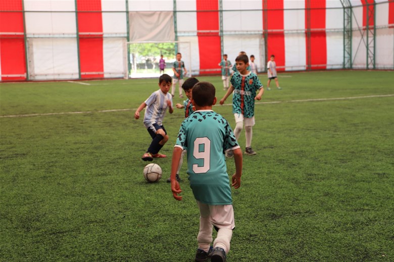 İlkokullar arası futbol turnuvası Şehit Ekrem Gebece için yapıldı.