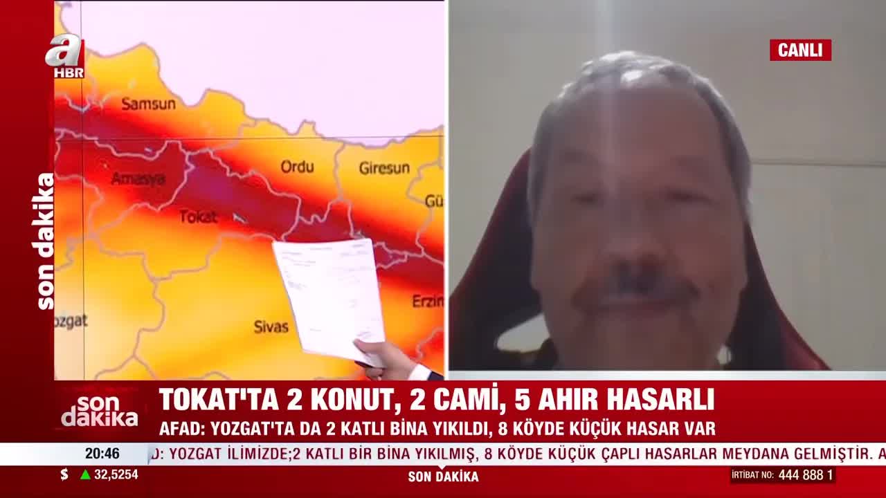 Tokat'ta meydana gelen 5.6 şiddetindeki deprem, uzmanların dikkatini çekiyor