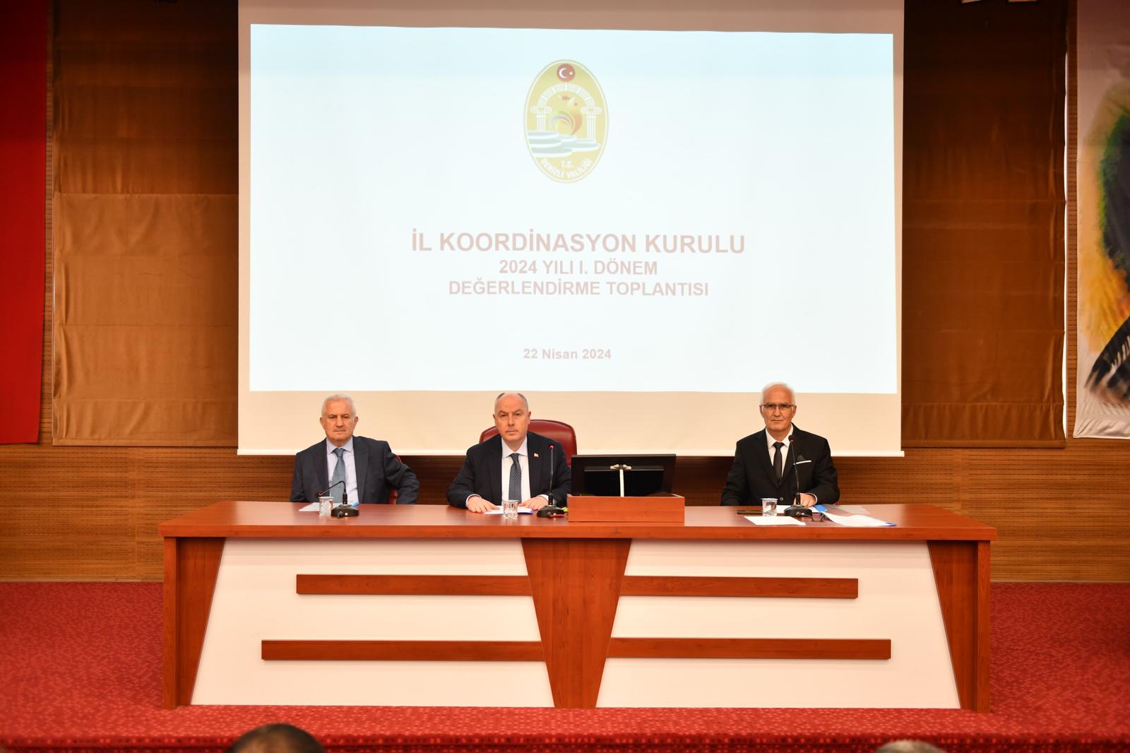 İl Koordinasyon Kurulu İlk Toplantısını Gerçekleştirdi