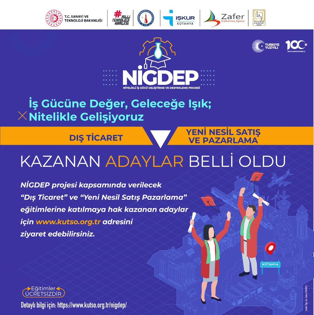 Kütahya'da İş Dünyasına Yönelik Eğitim Fırsatı: Dış Ticaret ve Yeni Nesil Satış Pazarlama