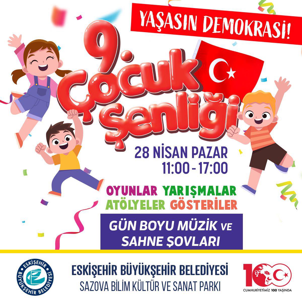 Eskişehir'de 9. Çocuk Şenliği Düzenleniyor