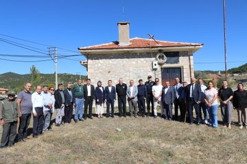 Ihsaniye Kaymakami Ismail Bildirici, Saricaova ve Ayazini Koylerini Ziyaret Etti