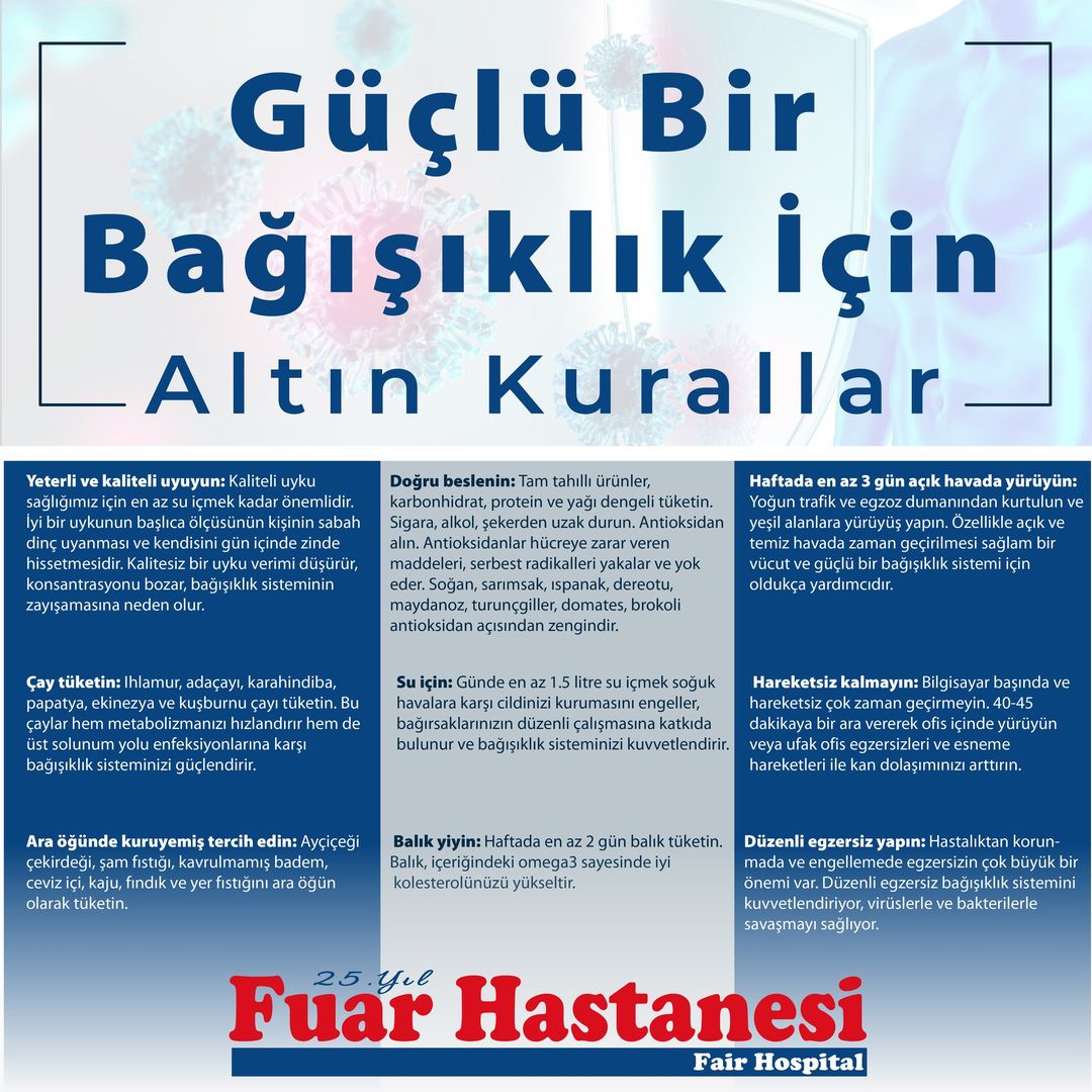 Bağışıklık Sisteminizi Güçlendirin