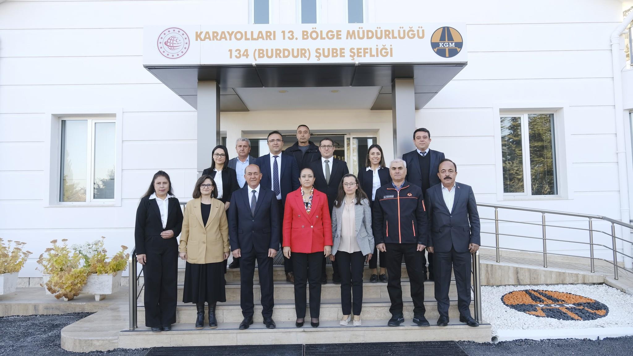 Burdur Valisi Tülay Baydar Bilgihan Kurum Ziyaretlerinde Bulundu