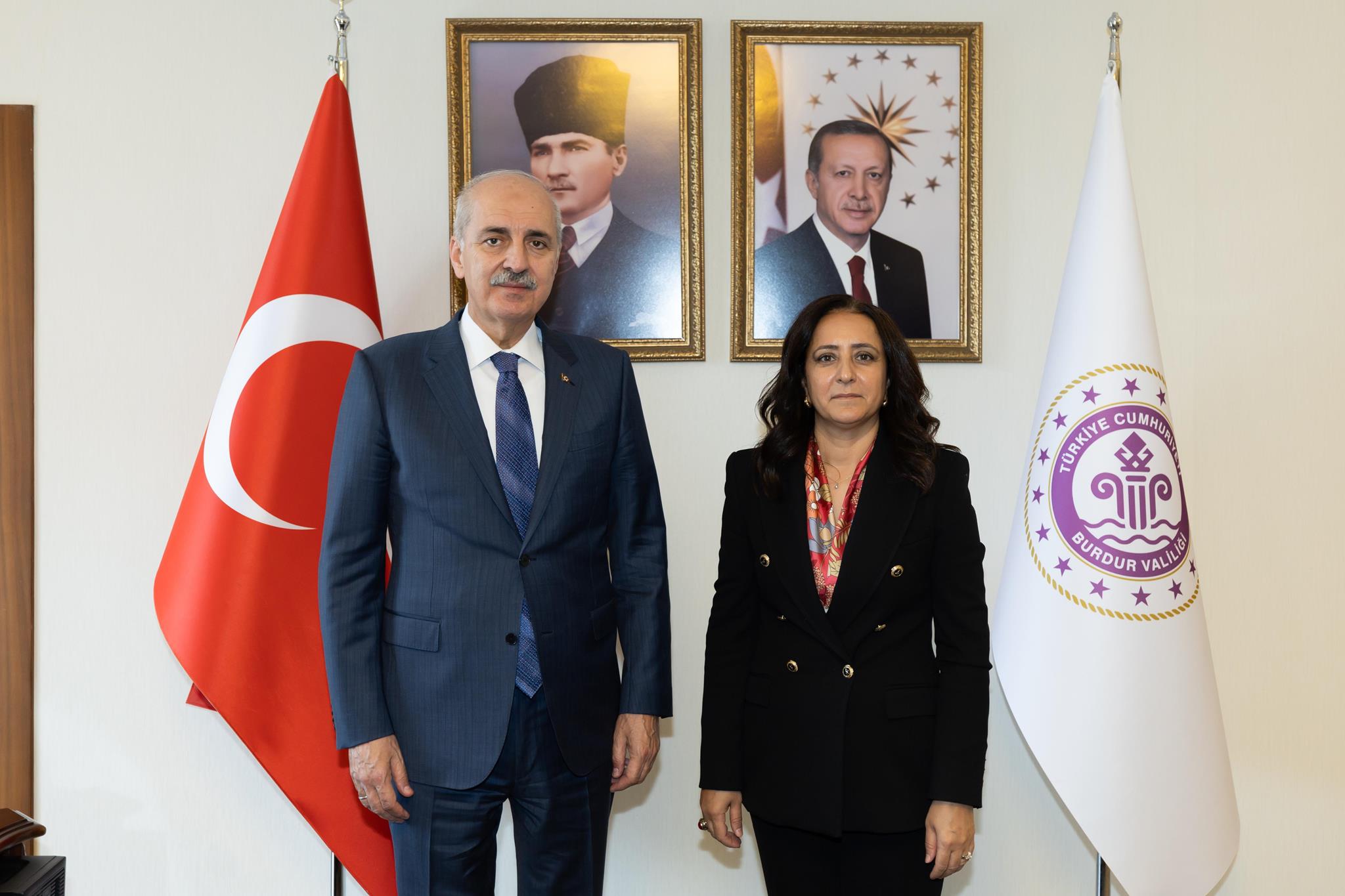 TBMM Başkanı Numan Kurtulmuş Burdur Valiliğini Ziyaret Etti