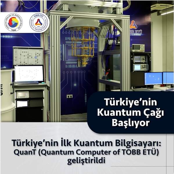 Türkiye'nin İlk Kuantum Bilgisayarı QuanT Tanıtıldı