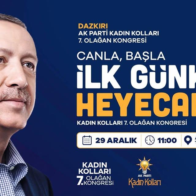 Ak Parti İlçe Kadın Kolları, 7. Olağan Kongreyi Düzenliyor