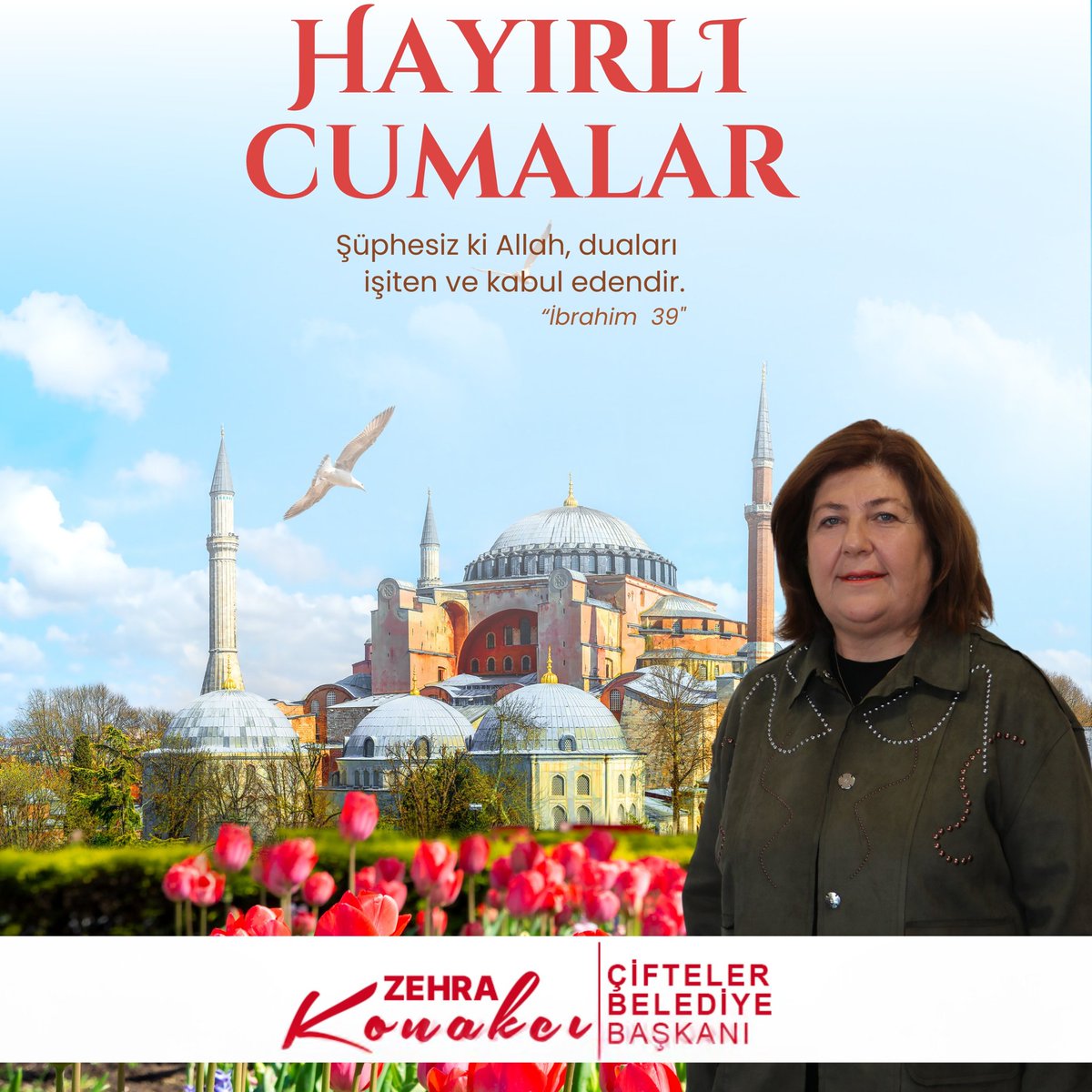 Çifteler Belediyesi Hemşehrilerine Hayırlı Cumalar Diledi