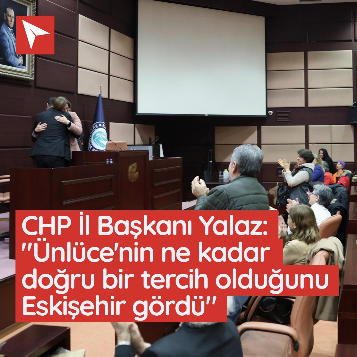 CHP Eskişehir İl Başkanı Yalaz, Ünlüce'nin Partinin Geleceği İçin Doğru Bir Tercih Olduğunu Söyledi