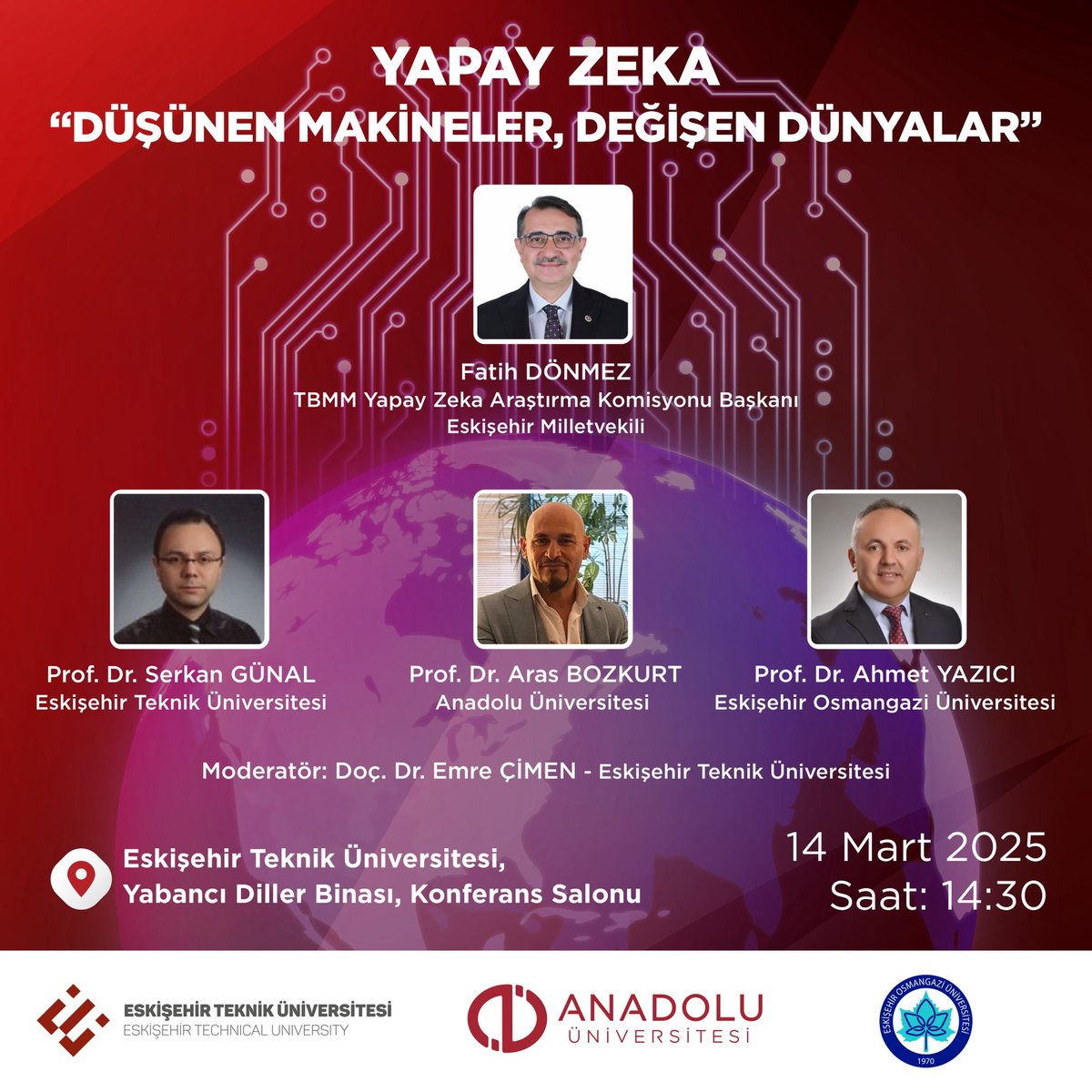 Eskişehir Osmangazi Üniversitesi'nde Yapay Zeka Konulu Konferans