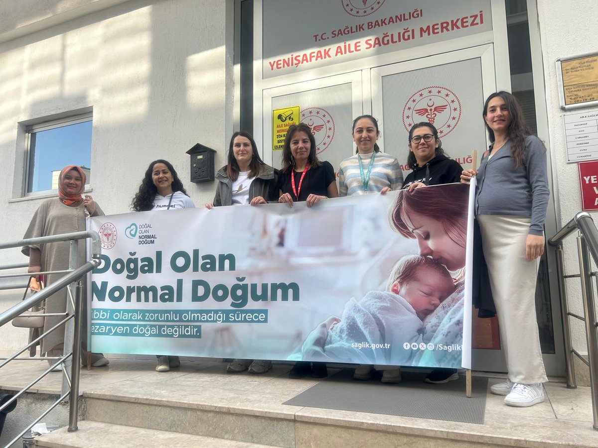 Denizli'de Gebelere Normal Doğum Eğitimi Verildi