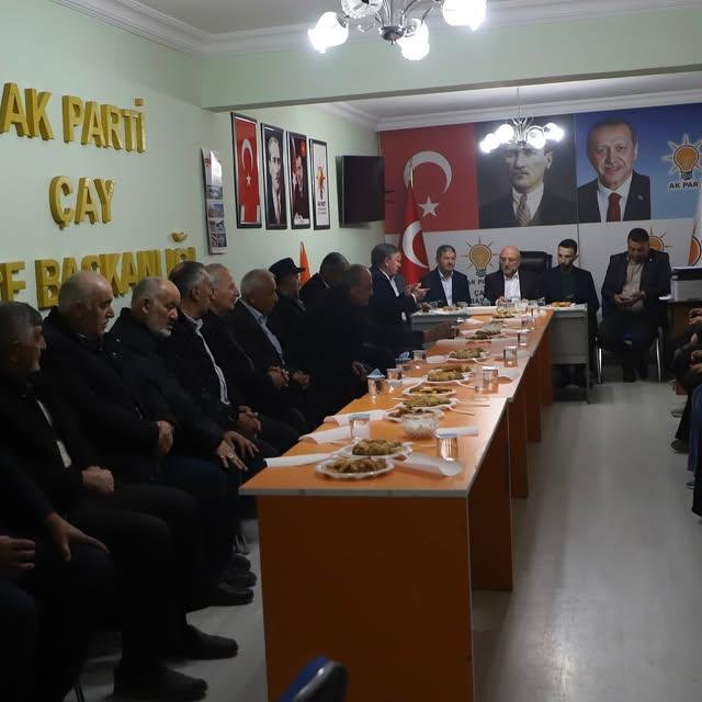 AK Parti Afyonkarahisar'da İlçe Teşkilatı ile Değerlendirme Toplantısı