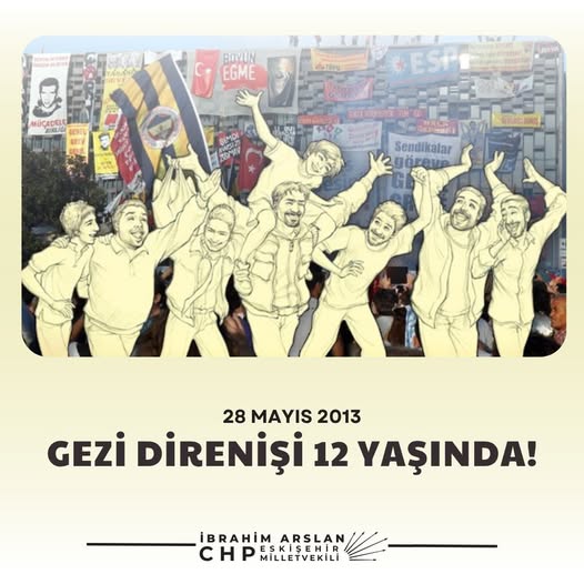 Gezi Direnişi 12. Yıldönümünde Unutulmadı