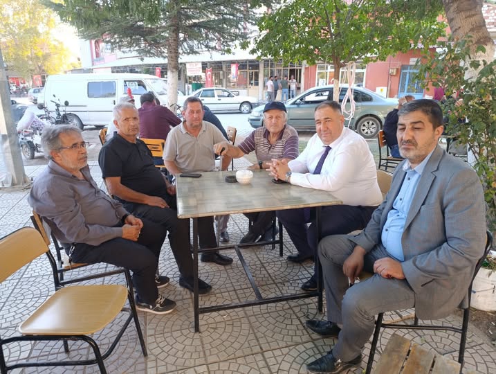 İYİ Parti Afyonkarahisar İl Başkanı Mısırlıoğlu, Evciler'de Teşkilatla Buluştu