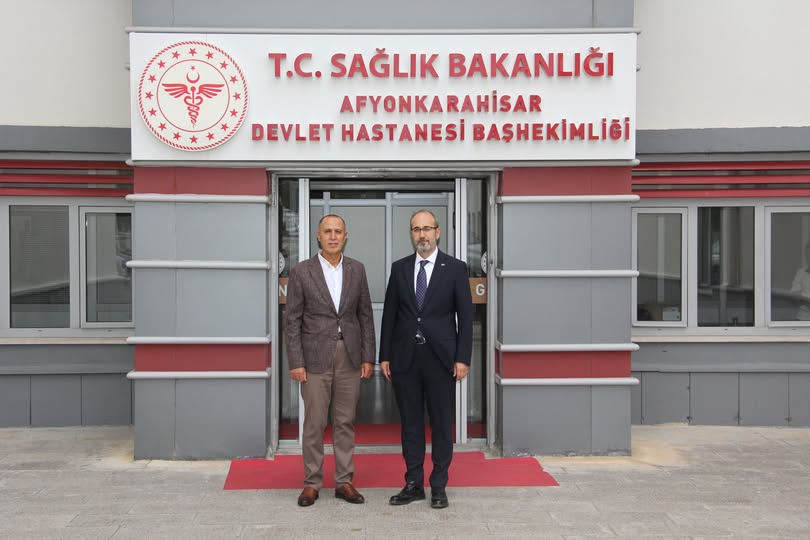Afyonkarahisar İl Sağlık Müdürü'nden Devlet Hastanesi'ne Hayırlı Olsun Ziyareti