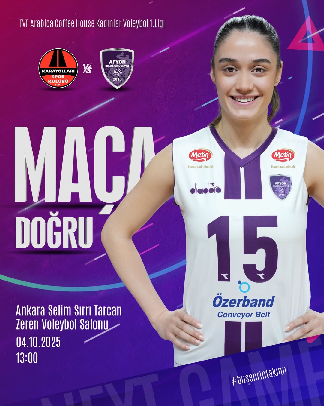 Afyon Belediye Yüntaş, Voleybol 1. Lig Mücadelesine Hazır