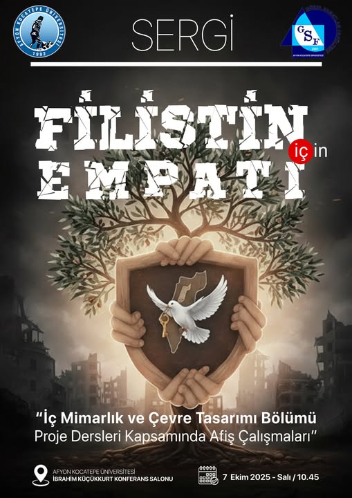 Afyon Kocatepe Üniversitesi'nde Filistin İçin Empati Etkinliği Düzenlendi