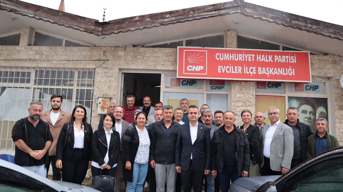 CHP Afyonkarahisar İl Başkanı Erhan, Evciler İlçe Yönetimini Ziyaret Etti