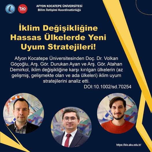 İklim Değişikliğine Karşı Kırılgan Ülkelerin Uyum Stratejileri Araştırıldı
