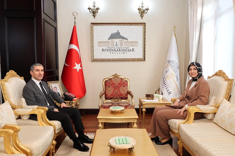 Uşak Valisi Naci Aktaş, Afyonkarahisar'da Vali Yiğitbaşı'nı Ziyaret Etti