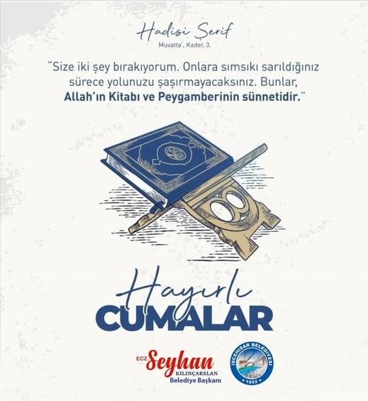 İscehisar Belediye Başkanı Kılınçarslan'dan Cuma Mesajı