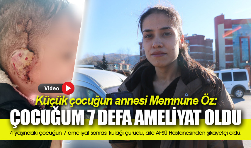 Anne  Memnune Öz: Çocuğum 7 defa ameliyat oldu