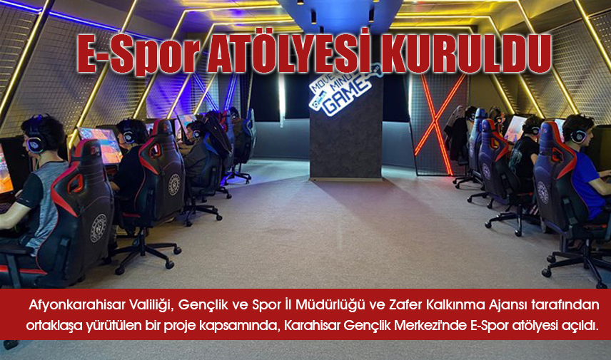 Gençler İçin E-Spor Atölyesi Kuruldu