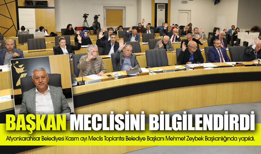 Kasım Ayı Meclis Toplantısı yapıldı