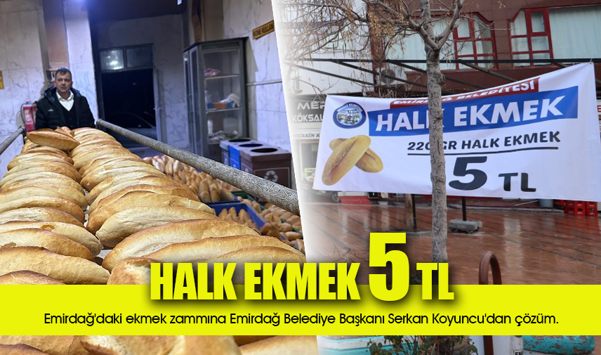 Emirdağ'daki ekmek zammına Başkan Koyuncu'dan çözüm